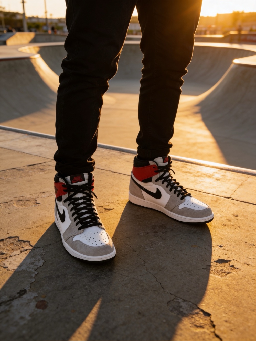 Men’s Nike Air Jordan 1 Retro High in light smoke and gray size 11